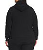 Color:TNF Black/TNF White - Image 2 - Plus Size Half Dome Graphic Long Sleeve Pullover Hoodie