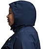 Color:Summit Navy - Image 4 - Plus Size Hooded Antora Jacket