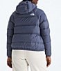 The North Face Plus Size Hydrenalite 600 Down Stand Collar Hooded Front Zip Puffer Jacket, Color:Twilight Galaxy - Image 2