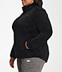 The North Face Plus Size Osito Silken Raschel Fleece Stand Collar Front Zip Jacket, Color:Black - Image 3