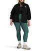 The North Face Plus Size Plus Size Glacier Fleece Stand Collar Long Sleeve Water Resistant Zip Front Jacket, Color:TNF Black - Image 5