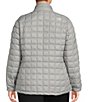 Color:Meld Grey - Image 2 - Plus Size ThermoBall™ Eco Packable Quilted Hooded 2.0 Puffer Jacket