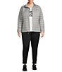 Color:Meld Grey - Image 3 - Plus Size ThermoBall™ Eco Packable Quilted Hooded 2.0 Puffer Jacket
