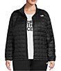 Color:TNF Black - Image 1 - Plus Size ThermoBall™ Eco Packable Quilted Hooded 2.0 Puffer Jacket