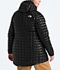 The North Face Plus Size Thermoball Hooded Zip Front Parka Jacket, Color:TNF Black - Image 2