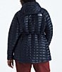 The North Face Plus Size Thermoball Hooded Zip Front Parka Jacket, Color:Summit Navy - Image 2
