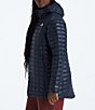 The North Face Plus Size Thermoball Hooded Zip Front Parka Jacket, Color:Summit Navy - Image 3