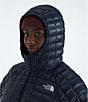 The North Face Plus Size Thermoball Hooded Zip Front Parka Jacket, Color:Summit Navy - Image 5