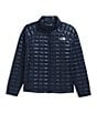 The North Face Plus Size ThermoBall Stand Collar Long Sleeve Zip Front Puffer Jacket, Color:Summit Navy - Image 7