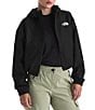 The North Face Quest Hooded Cropped Zip Front Jacket - Image 1
