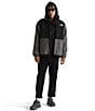 The North Face Retro Denali Color Block Jacket, Color:TNF Mid Grey Heather/Black - Image 4