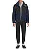 The North Face Retro Denali Long Sleeve Color Block Jacket, Color:Summit Navy/TNF Black - Image 4