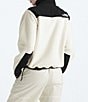 The North Face Retro Denali Zip Front Jacket, Color:White Dune/TNF Black - Image 2