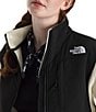 The North Face Retro Denali Zip Front Jacket, Color:White Dune/TNF Black - Image 5
