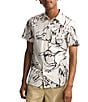 Color:White Dune Coyote - Image 1 - Short Sleeve Baytrail Pattern Shirt
