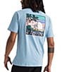 Color:Steel Blue - Image 1 - Short Sleeve Box NSE Graphic T-Shirt