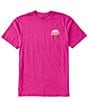 Color:Pink Primrose - Image 2 - Short Sleeve Brand Proud Never Stop Exploring T-Shirt