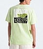 Color:Astro Lime - Image 1 - Short Sleeve Brand Proud Never Stop Exploring T-Shirt