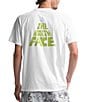 Color:TNF White/Granny Smith - Image 1 - Short Sleeve Brand Proud Triangular-Shaped Logo Graphic T-Shirt