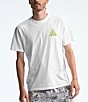 Color:TNF White/Granny Smith - Image 2 - Short Sleeve Brand Proud Triangular-Shaped Logo Graphic T-Shirt