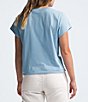 Color:Steel Blue - Image 2 - Short Sleeve Evolution Cutie Tee Shirt