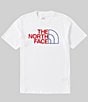Color:TNF White/TNF Red - Image 1 - Short Sleeve Half Dome T-Shirt