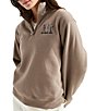 The North Face Ski Embroidered Graphic Stand Collar Quarter Zip Pullover - Image 3