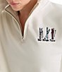 The North Face Ski Embroidered Graphic Stand Collar Quarter Zip Pullover - Image 6
