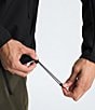 The North Face Tek Approach Long Sleeve Jacket, Color:Smoked Pearl/Anthracite Grey - Image 5