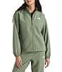 The North Face Tekware FLASHDRY Mock Collar Long Sleeve Drawcord Hem Zip Front Jacket, Color:Bark Mist - Image 1