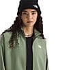 The North Face Tekware FLASHDRY Mock Collar Long Sleeve Drawcord Hem Zip Front Jacket, Color:Bark Mist - Image 5