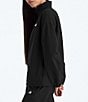 The North Face Tekware FLASHDRY Mock Collar Long Sleeve Drawcord Hem Zip Front Jacket, Color:TNF Black - Image 3