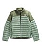 The North Face Terra Peak Stand Collar Zip Front Puffer Jacket, Color:Slate Moss Bark Mist - Image 7