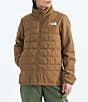 The North Face THERMOBALL Snow Triclimate Printed Waterproof Hooded Zip Front Ski Jacket, Color:White Dune Edge of Light Print - Image 4
