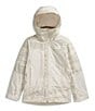 The North Face THERMOBALL Snow Triclimate Printed Waterproof Hooded Zip Front Ski Jacket, Color:White Dune Edge of Light Print - Image 7