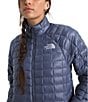 The North Face ThermoBall Stand Collar Zip Front Jacket, Color:Twilight Galaxy - Image 5