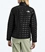 The North Face ThermoBall Stand Collar Zip Front Jacket, Color:TNF Black - Image 2