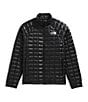 The North Face ThermoBall Stand Collar Zip Front Jacket, Color:TNF Black - Image 5