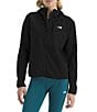 The North Face TNF Performance Fleece Hoodie Zip Front Jacket, Color:TNF Black - Image 1