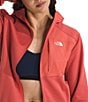 The North Face TNF Performance Fleece Hoodie Zip Front Jacket, Color:Mars Dust - Image 5