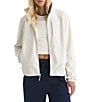 The North Face TNF Performance Fleece Stand Collar Full Zip Jacket, Color:White Dune - Image 1