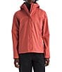 The North Face Venture Hooded Stand Collar Windproof Zip Front Rain Jacket, Color:Mars Dust - Image 1