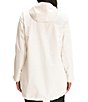 Color:Gardenia White - Image 2 - Voyage Hooded Long Cuff Sleeve Raincoat