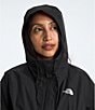 The North Face Antora Full Zip Hooded Rain Jacket, Color:TNF Black-NPF - Image 5