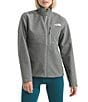 The North Face Women's Apex Bionic 3 Stand Collar Zip Front Jacket, Color:TNF Medium Grey Heather - Image 1