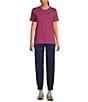 The North Face Aphrodite Arise Rib-Knit Waist Straight Leg Pull-On Joggers - Image 3