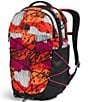 Color:Fiery Red Abstract Yosemite Print/TNF Black/Mr. Pink - Image 1 - Women's Borealis Fiery Red Abstract Yosemite Print 27L Backpack