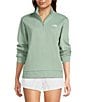 The North Face Evolution Embroidered Logo Mock Neck Quarter Zip Pullover - Image 4
