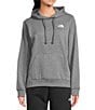 The North Face Evolution Floral Box NSE Graphic Pullover Hoodie, Color:TNF Mid Grey Heather - Image 1