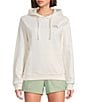 The North Face Evolution Floral Cloud Graphic Pullover Hoodie, Color:White Dune - Image 1